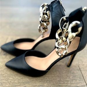 BCBG heels with gold hardware